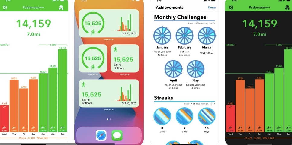 Pedometer++ for iPhone