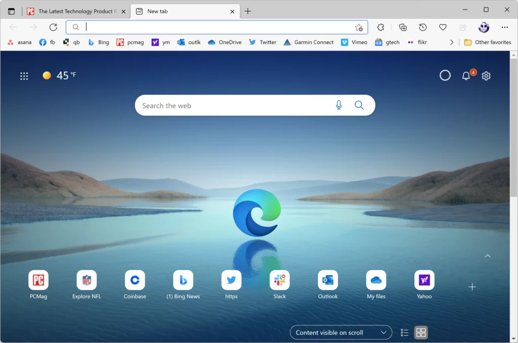 Microsoft Edge – Best browser for Windows users who value privacy