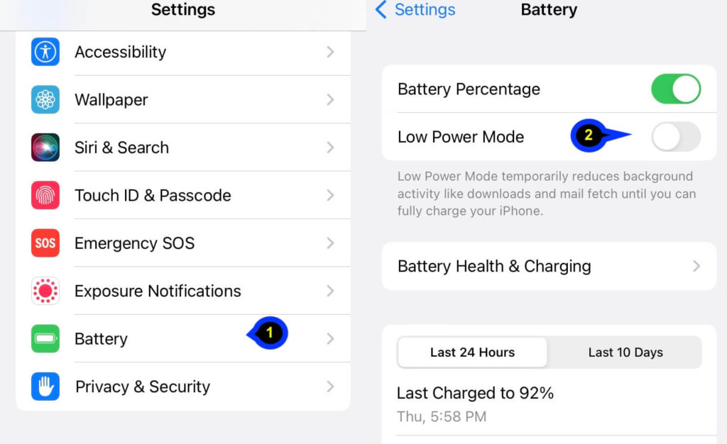 low power mode